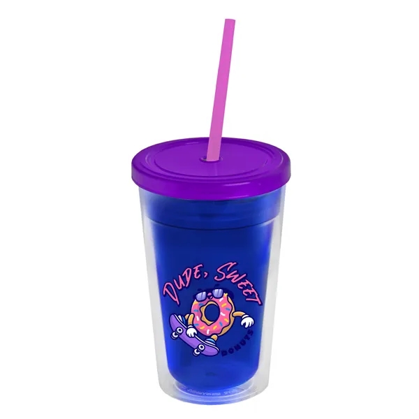 16 oz Double-Wall Insulated Transparent Tumblers... from ASI 40480 Koozie Group