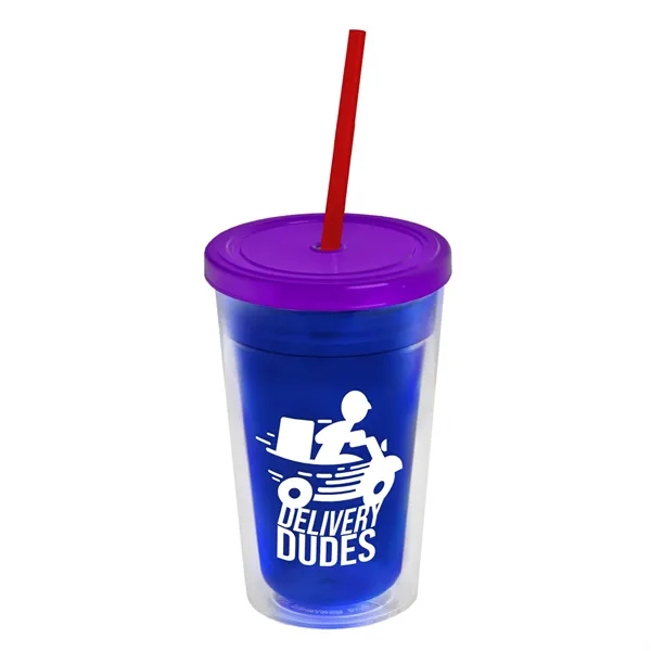 16 oz Double-Wall Insulated Transparent Tumblers... from ASI 40480 Koozie Group