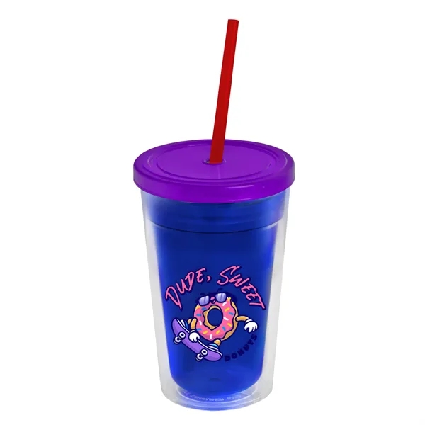 16 oz Double-Wall Insulated Transparent Tumblers... from ASI 40480 Koozie Group