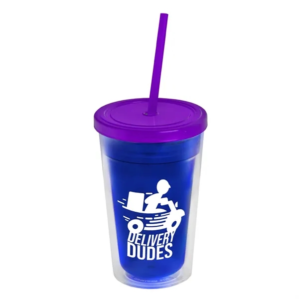 16 oz Double-Wall Insulated Transparent Tumblers... from ASI 40480 Koozie Group