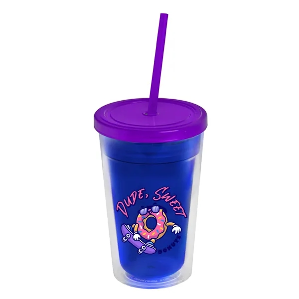 16 oz Double-Wall Insulated Transparent Tumblers... from ASI 40480 Koozie Group