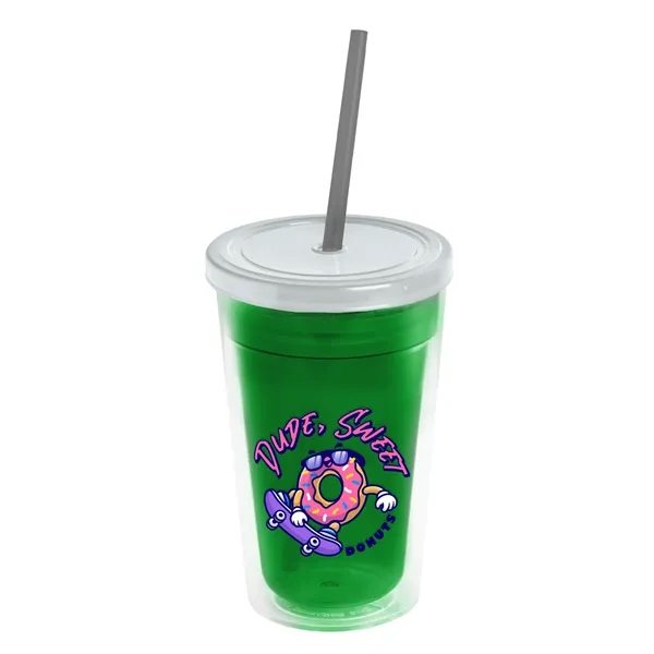 16 oz Double-Wall Insulated Transparent Tumblers... from ASI 40480 Koozie Group