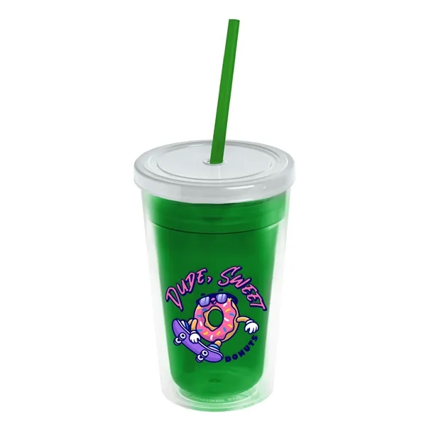 16 oz Double-Wall Insulated Transparent Tumblers... from ASI 40480 Koozie Group