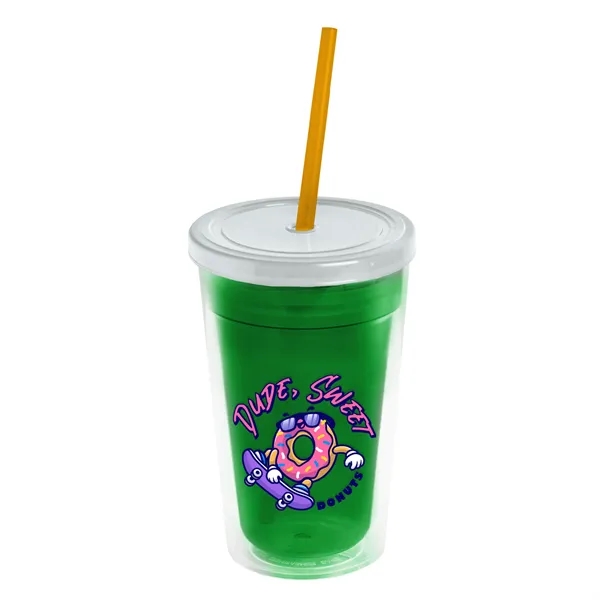 16 oz Double-Wall Insulated Transparent Tumblers... from ASI 40480 Koozie Group