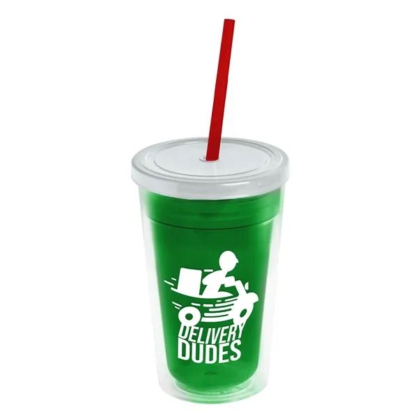 16 oz Double-Wall Insulated Transparent Tumblers... from ASI 40480 Koozie Group