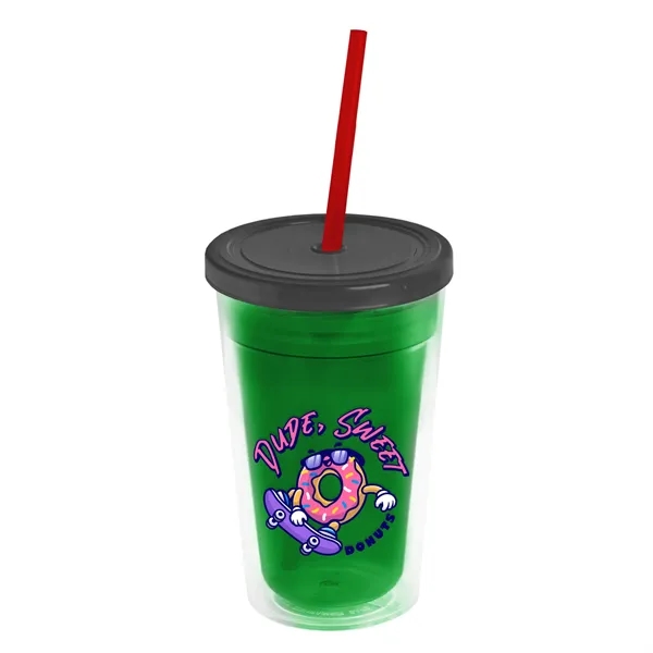 16 oz Double-Wall Insulated Transparent Tumblers... from ASI 40480 Koozie Group