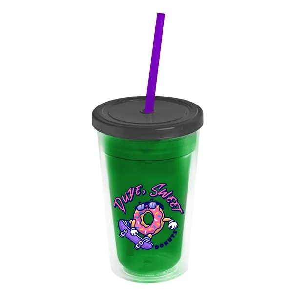 16 oz Double-Wall Insulated Transparent Tumblers... from ASI 40480 Koozie Group