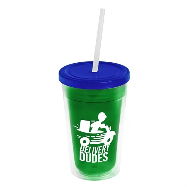 16 oz Double-Wall Insulated Transparent Tumblers... from ASI 40480 Koozie Group