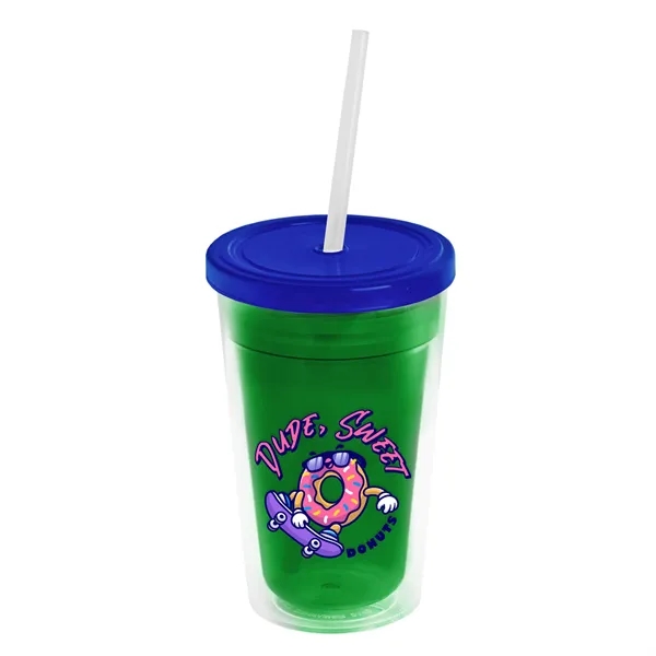 16 oz Double-Wall Insulated Transparent Tumblers... from ASI 40480 Koozie Group
