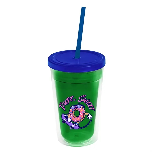 16 oz Double-Wall Insulated Transparent Tumblers... from ASI 40480 Koozie Group