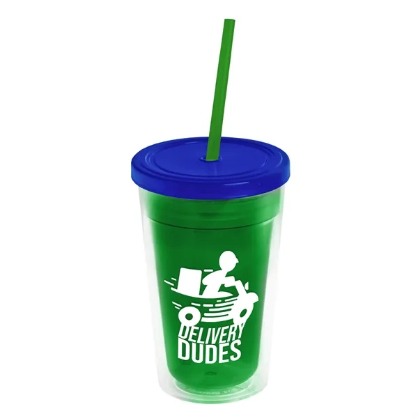 16 oz Double-Wall Insulated Transparent Tumblers... from ASI 40480 Koozie Group