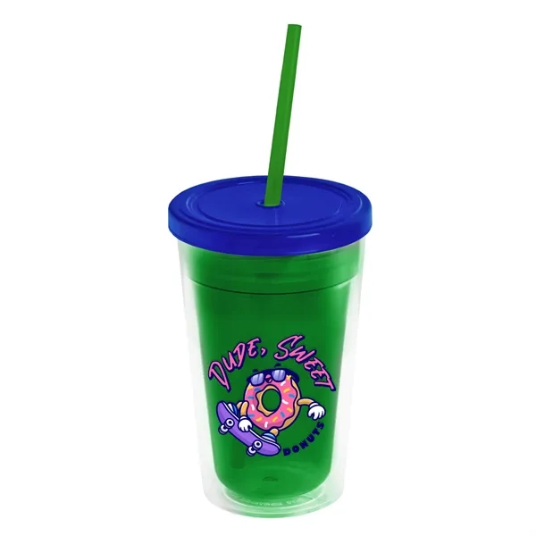 16 oz Double-Wall Insulated Transparent Tumblers... from ASI 40480 Koozie Group