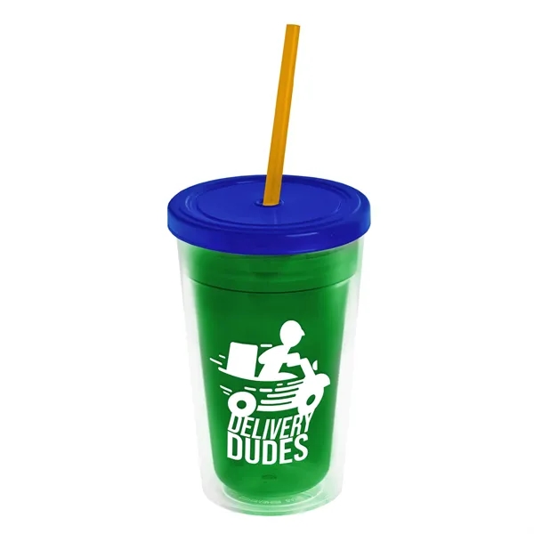 16 oz Double-Wall Insulated Transparent Tumblers... from ASI 40480 Koozie Group