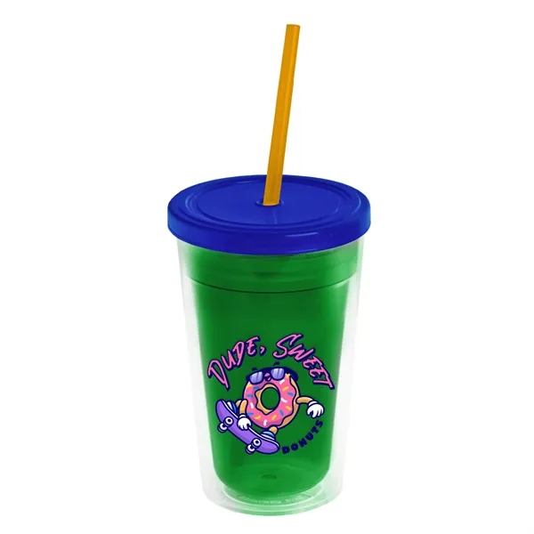 16 oz Double-Wall Insulated Transparent Tumblers... from ASI 40480 Koozie Group