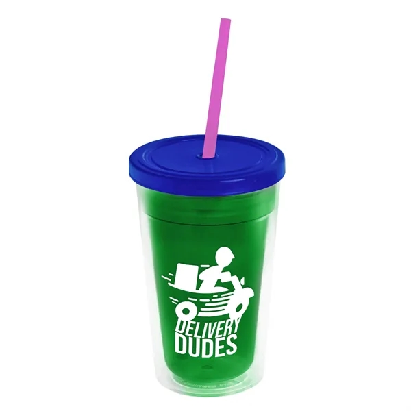 16 oz Double-Wall Insulated Transparent Tumblers... from ASI 40480 Koozie Group