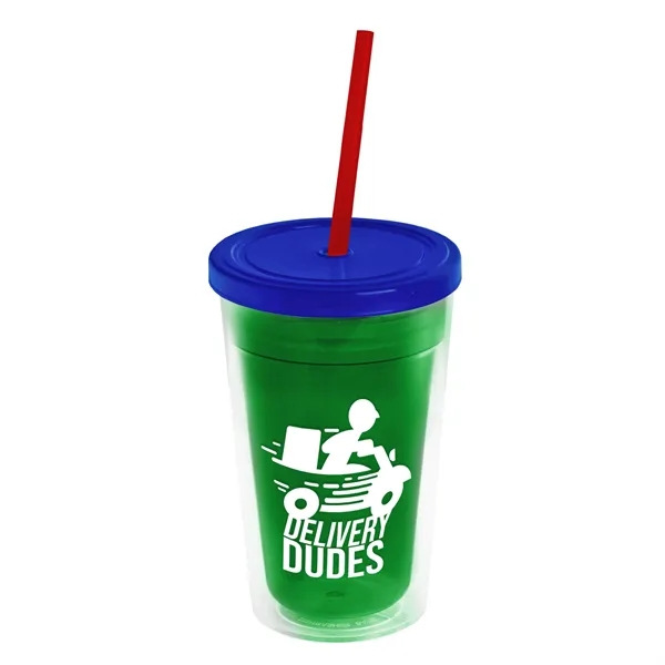 16 oz Double-Wall Insulated Transparent Tumblers... from ASI 40480 Koozie Group