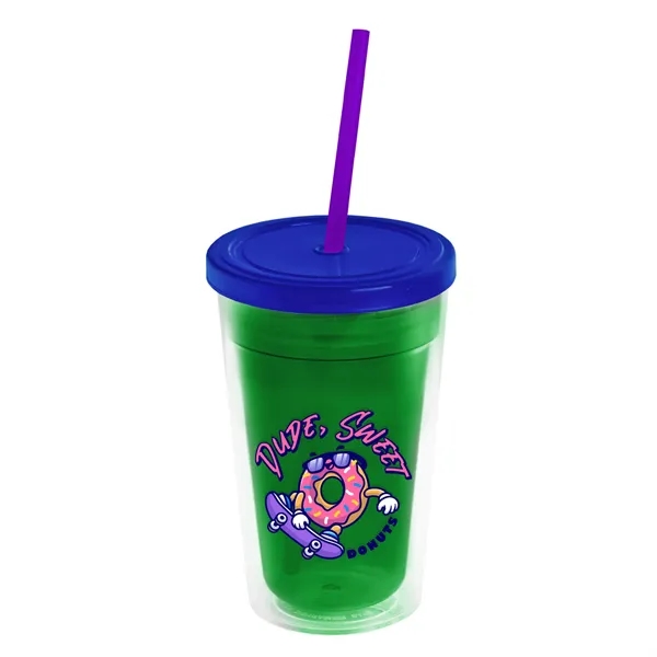 16 oz Double-Wall Insulated Transparent Tumblers... from ASI 40480 Koozie Group