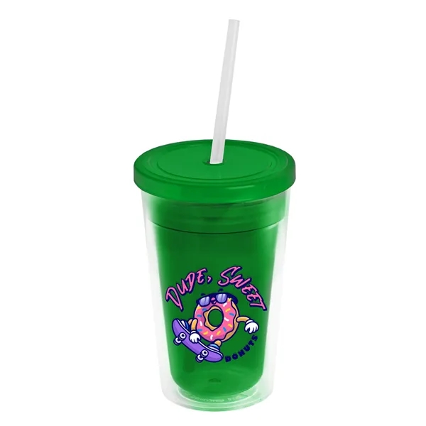 16 oz Double-Wall Insulated Transparent Tumblers... from ASI 40480 Koozie Group
