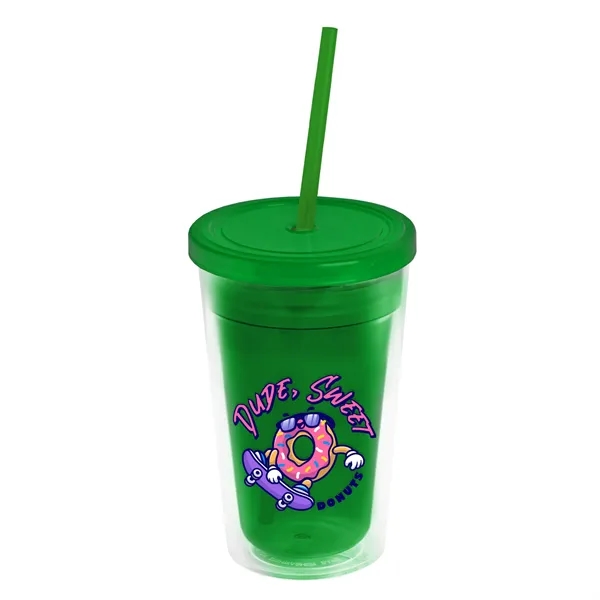 16 oz Double-Wall Insulated Transparent Tumblers... from ASI 40480 Koozie Group