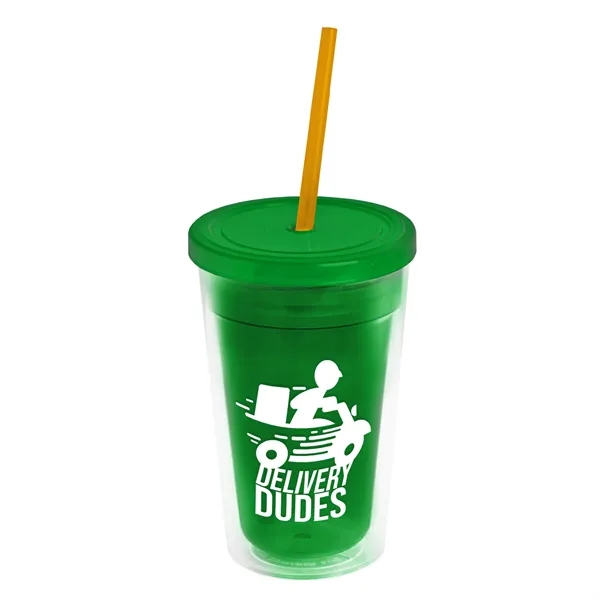 16 oz Double-Wall Insulated Transparent Tumblers... from ASI 40480 Koozie Group