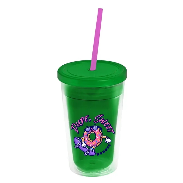 16 oz Double-Wall Insulated Transparent Tumblers... from ASI 40480 Koozie Group