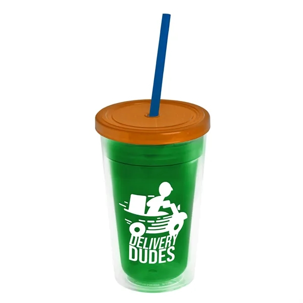 16 oz Double-Wall Insulated Transparent Tumblers... from ASI 40480 Koozie Group