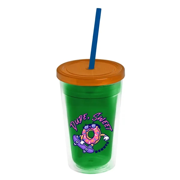 16 oz Double-Wall Insulated Transparent Tumblers... from ASI 40480 Koozie Group
