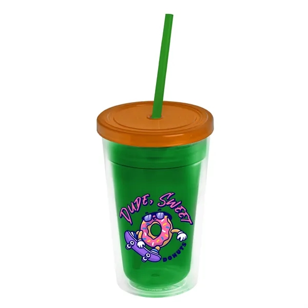 16 oz Double-Wall Insulated Transparent Tumblers... from ASI 40480 Koozie Group