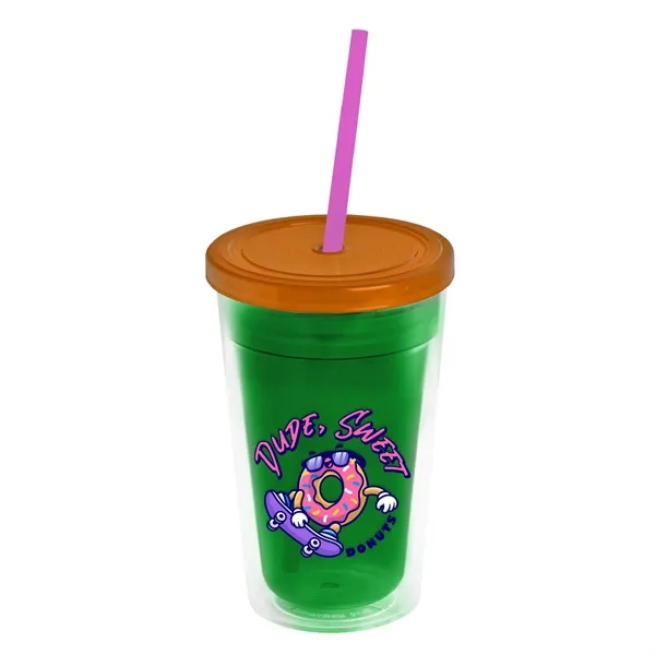 16 oz Double-Wall Insulated Transparent Tumblers... from ASI 40480 Koozie Group