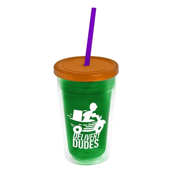 16 oz Double-Wall Insulated Transparent Tumblers... from ASI 40480 Koozie Group