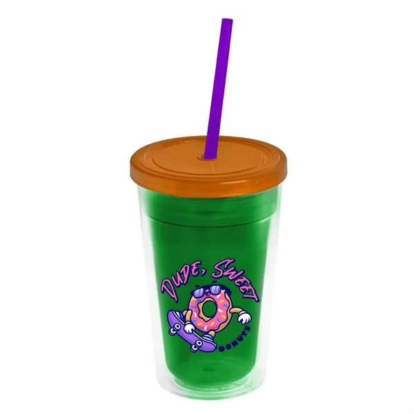 16 oz Double-Wall Insulated Transparent Tumblers... from ASI 40480 Koozie Group