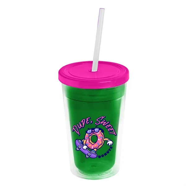 16 oz Double-Wall Insulated Transparent Tumblers... from ASI 40480 Koozie Group