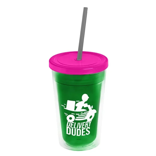 16 oz Double-Wall Insulated Transparent Tumblers... from ASI 40480 Koozie Group