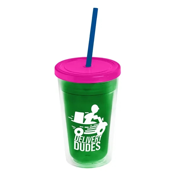 16 oz Double-Wall Insulated Transparent Tumblers... from ASI 40480 Koozie Group