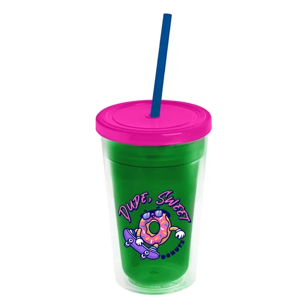 16 oz Double-Wall Insulated Transparent Tumblers... from ASI 40480 Koozie Group