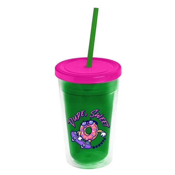 16 oz Double-Wall Insulated Transparent Tumblers... from ASI 40480 Koozie Group