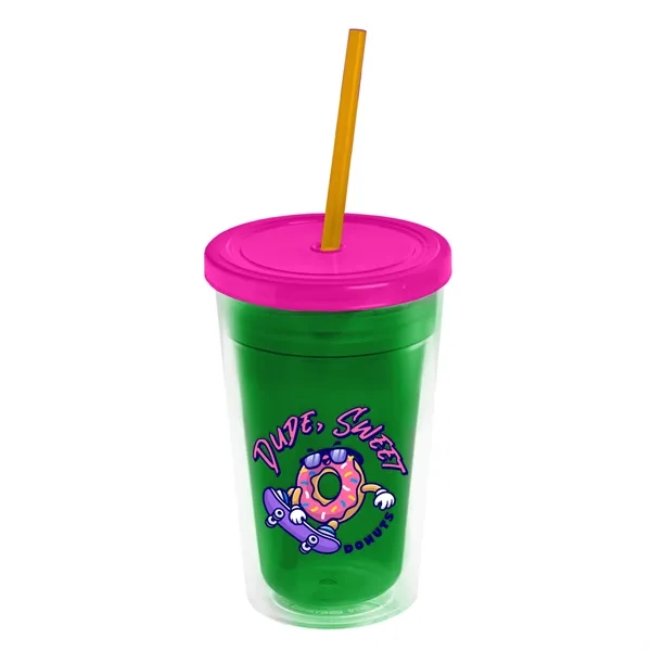 16 oz Double-Wall Insulated Transparent Tumblers... from ASI 40480 Koozie Group
