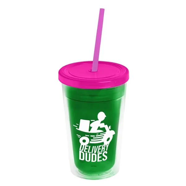 16 oz Double-Wall Insulated Transparent Tumblers... from ASI 40480 Koozie Group