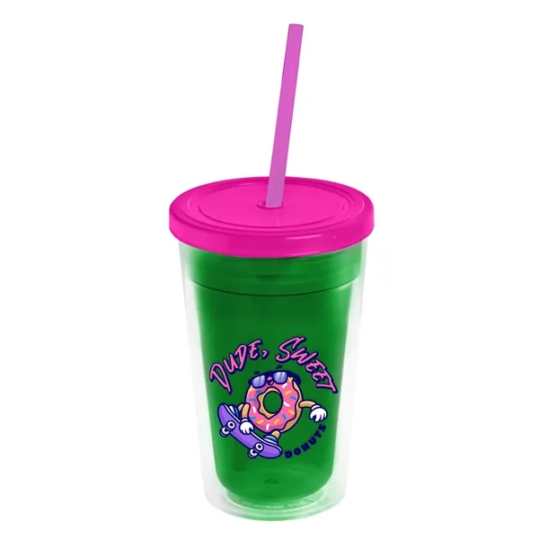 16 oz Double-Wall Insulated Transparent Tumblers... from ASI 40480 Koozie Group
