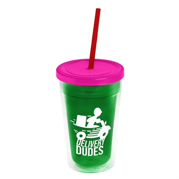16 oz Double-Wall Insulated Transparent Tumblers... from ASI 40480 Koozie Group