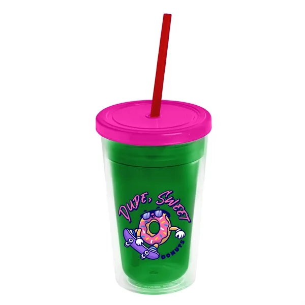 16 oz Double-Wall Insulated Transparent Tumblers... from ASI 40480 Koozie Group
