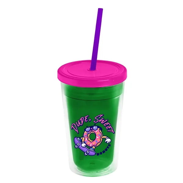 16 oz Double-Wall Insulated Transparent Tumblers... from ASI 40480 Koozie Group
