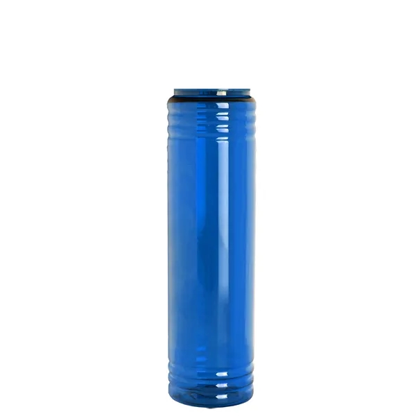32 oz. Transparent Bottle with Oval Crest lid. Slim Cylinder Design... from ASI 40480 Koozie Group