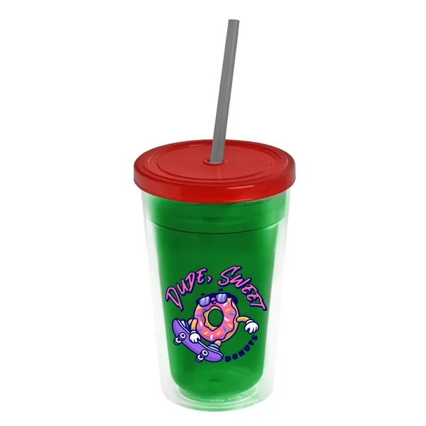16 oz Double-Wall Insulated Transparent Tumblers... from ASI 40480 Koozie Group