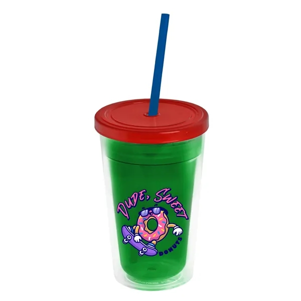 16 oz Double-Wall Insulated Transparent Tumblers... from ASI 40480 Koozie Group