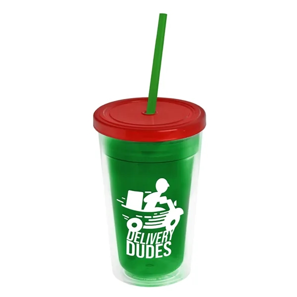 16 oz Double-Wall Insulated Transparent Tumblers... from ASI 40480 Koozie Group