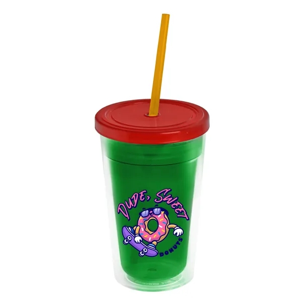 16 oz Double-Wall Insulated Transparent Tumblers... from ASI 40480 Koozie Group