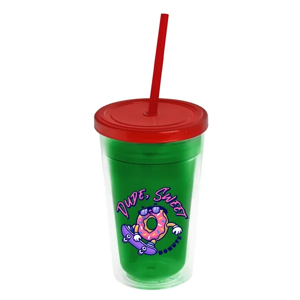 16 oz Double-Wall Insulated Transparent Tumblers... from ASI 40480 Koozie Group