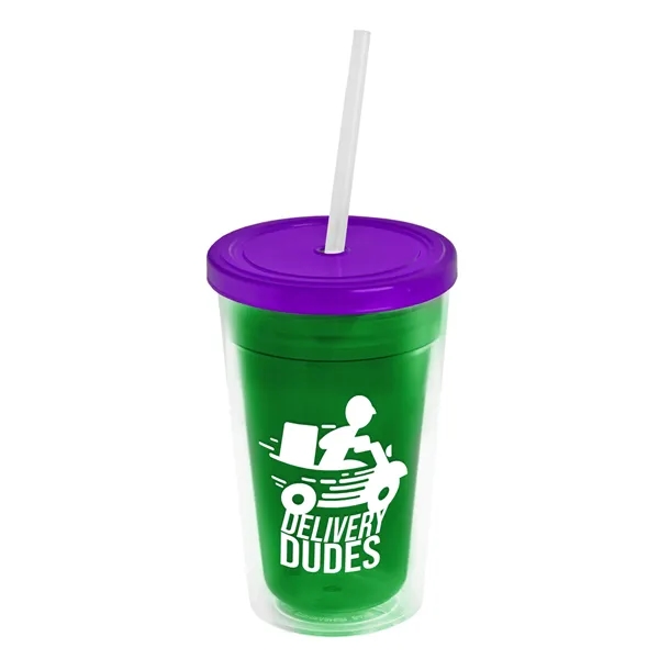 16 oz Double-Wall Insulated Transparent Tumblers... from ASI 40480 Koozie Group