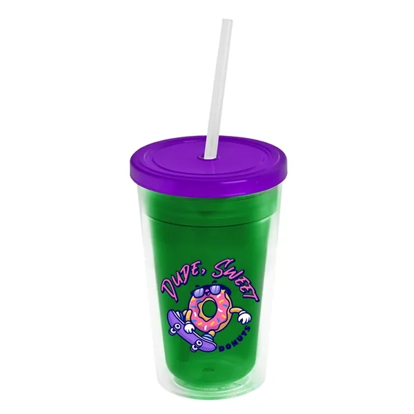 16 oz Double-Wall Insulated Transparent Tumblers... from ASI 40480 Koozie Group